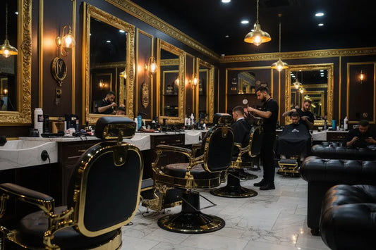 lujosa barberia de Grupo Belleza