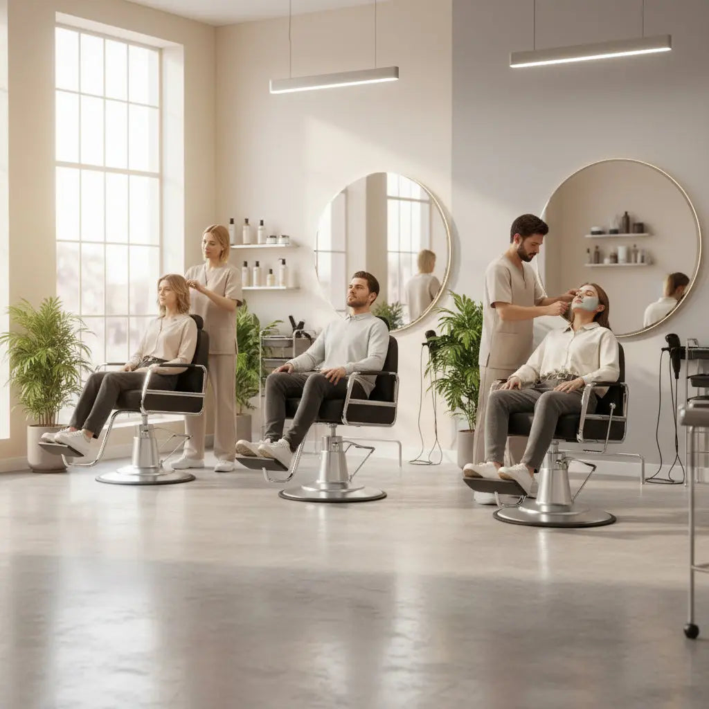 Sillón Barbero Charlotte Grupo Belleza