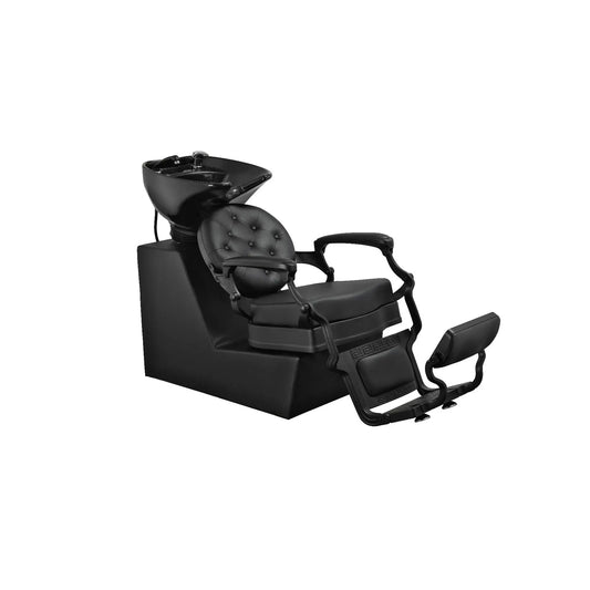 Sillon Lavacabezas vintage RANCH BLACK (Pica Negra) - Weelko