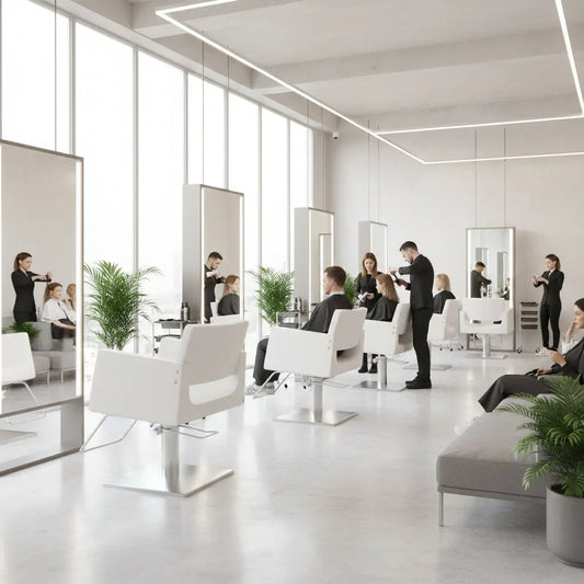 silla de peluqueria minimalista