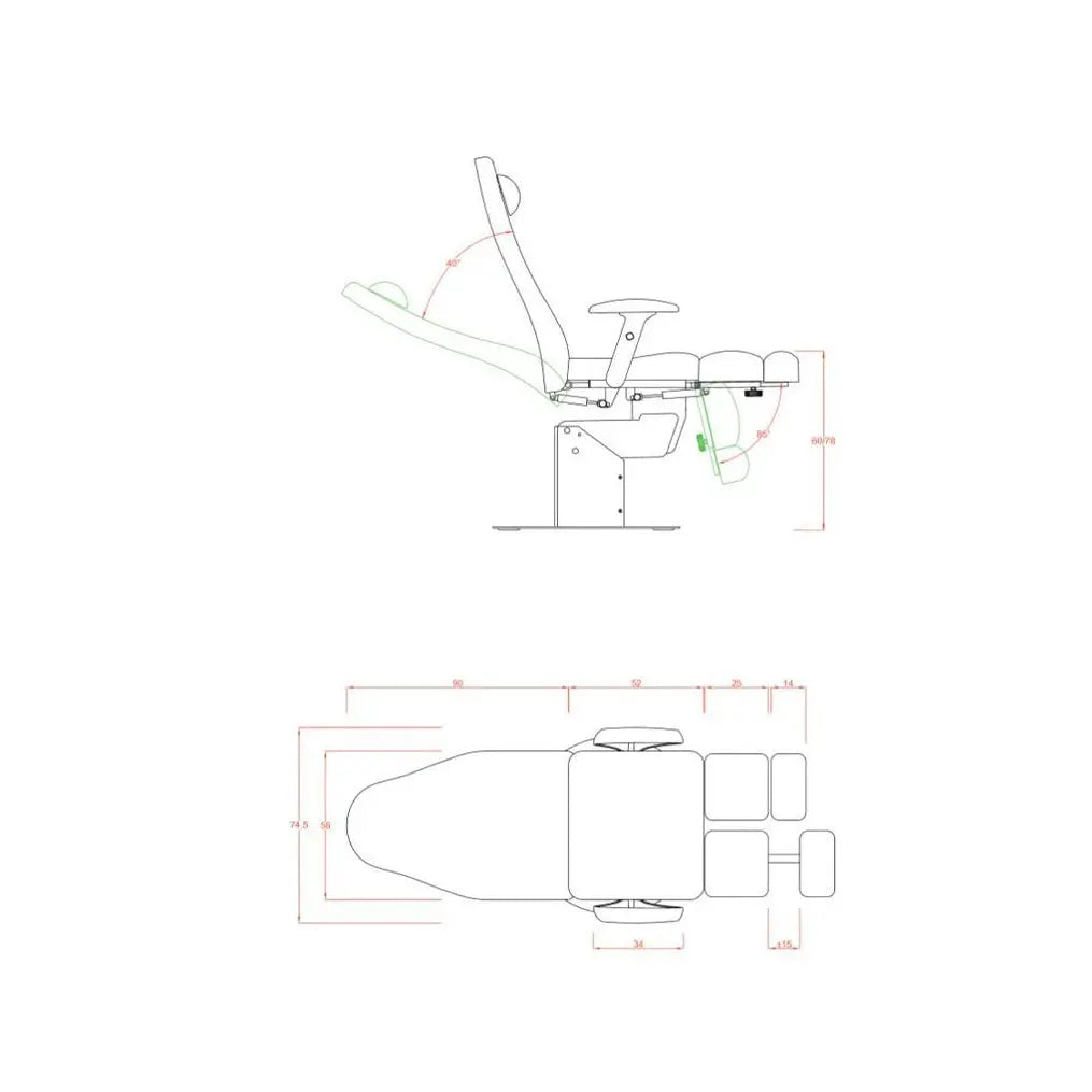 Sillón Podologia EXTENS – 2232A