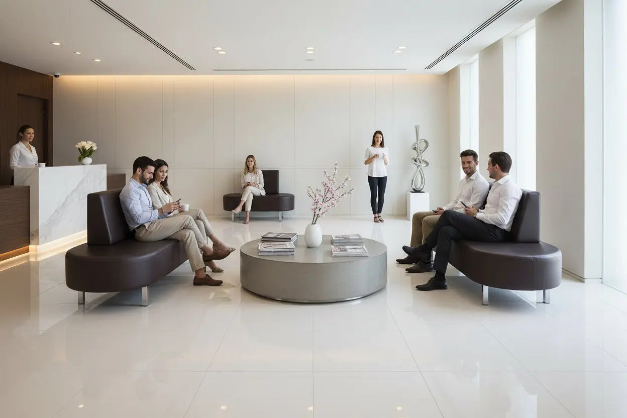 Sofá de espera Twin Grupo Belleza