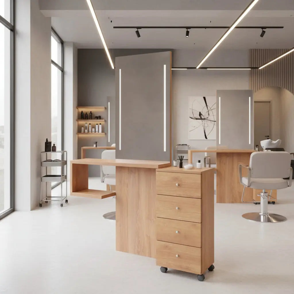 Espejo tocador peluquería Lucca Grupo Belleza