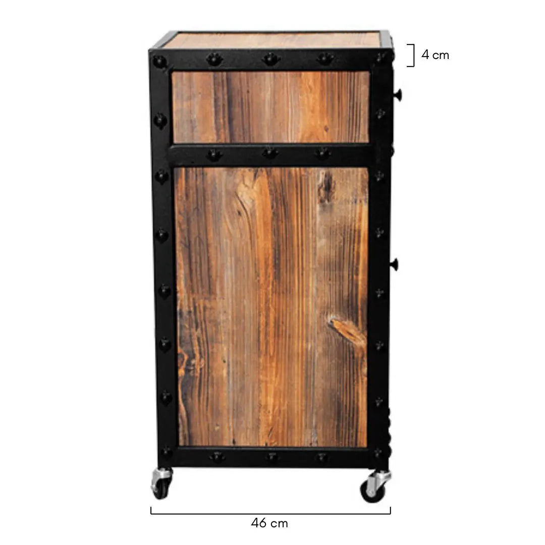 Carro Barberia Madera Vintage Gath