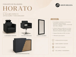 elegante conjunto de peluqueria Horato
