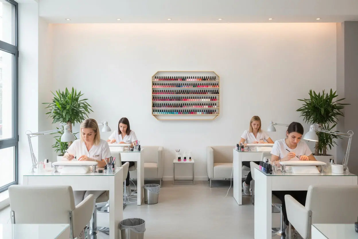 expositor para esmaltes de uñas