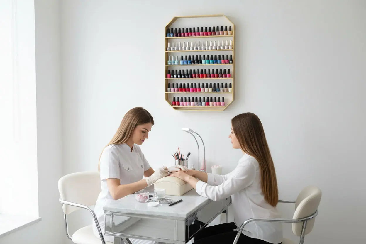 Expositor esmaltes Nailed Grupo Belleza