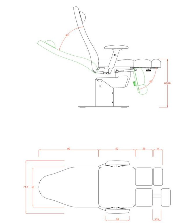 Sillón Podologia EXTENS – 2232A