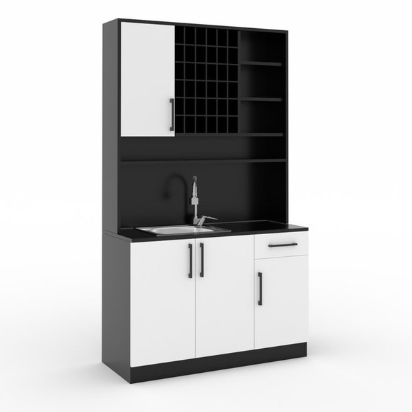 Mueble tecnico con lavamanos Clar