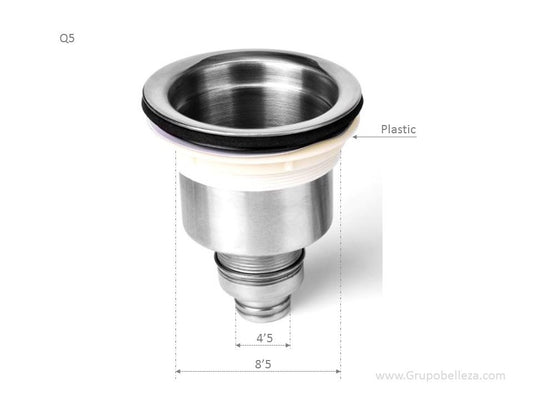 Desague Lavacabezas inox Q5