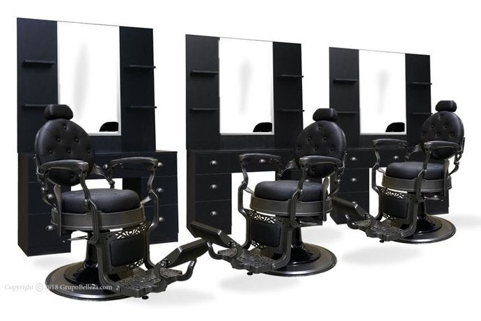 Muebles de Barbería Conjunto Royal Tokio N3