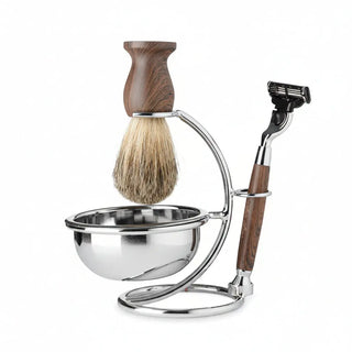 Set de afeitado para barbería en Grupo Belleza