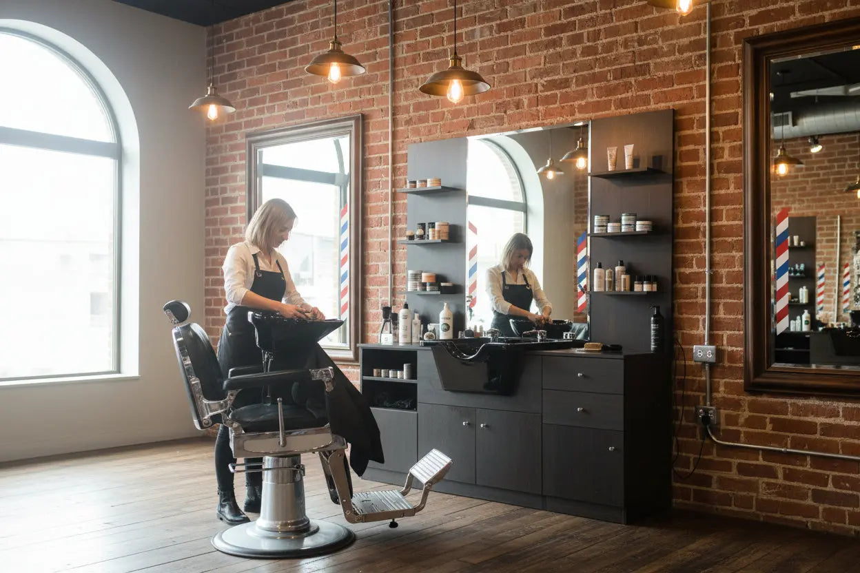 Tocador barbero Lyon Grupo Belleza