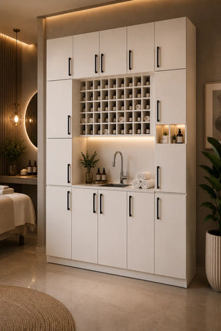mueble con lavamanos de Grupo Belleza