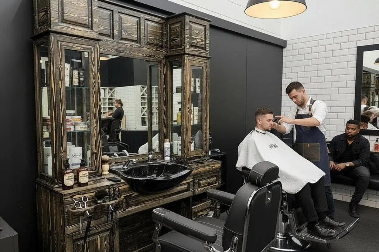 Tocador barbero Jasper Grupo Belleza